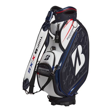ブリヂストン　メンズ ツアーレプリカモデル キャディバッグ CB2601 NW ネイビー/ホワイト　2026年モデル ネイビー/ホワイト