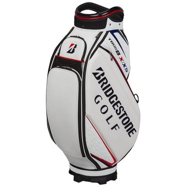 ブリヂストン　メンズ ツアーレプリカモデル キャディバッグ CB2601 WH ホワイト　2026年モデル ホワイト 詳細2