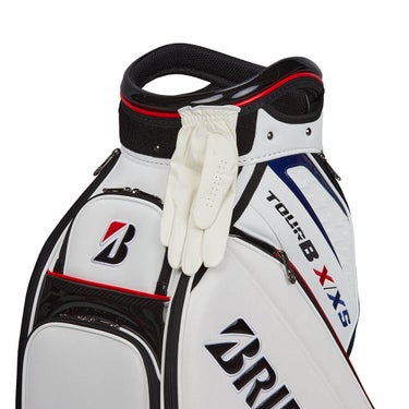 ブリヂストン　メンズ ツアーレプリカモデル キャディバッグ CB2601 WH ホワイト　2026年モデル ホワイト 詳細5