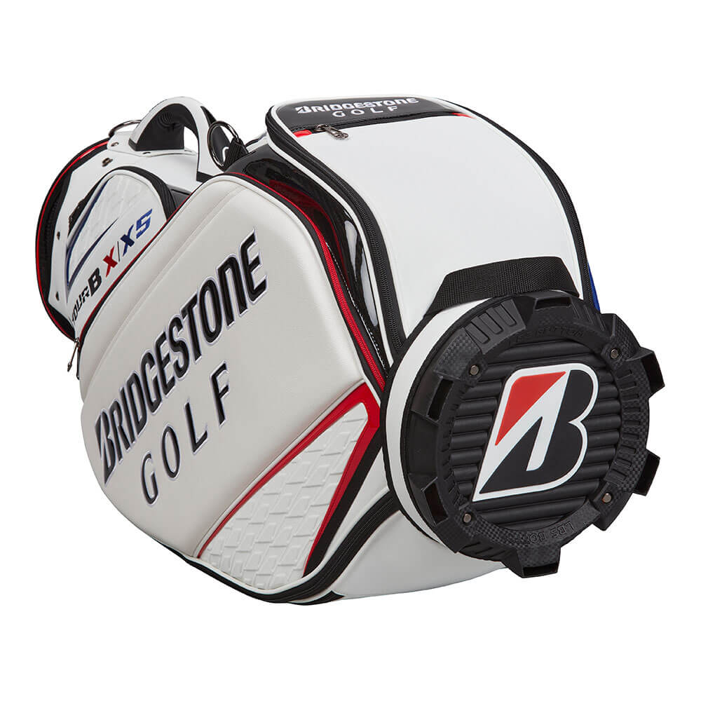 ブリヂストン　メンズ ツアーレプリカモデル キャディバッグ CB2601 WH ホワイト　2026年モデル ホワイト 詳細7