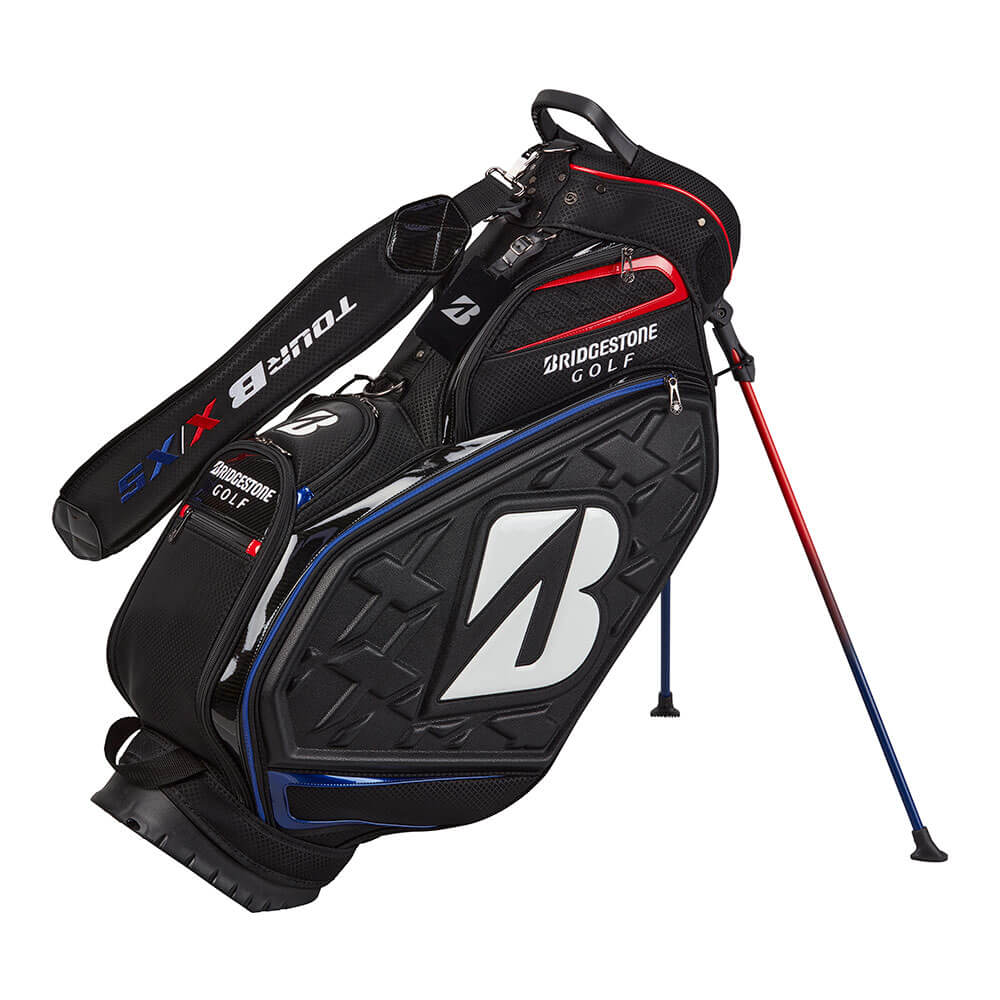 ブリヂストン　メンズ ツアースタンドモデル キャディバッグ CB2602 BK ブラック　2026年モデル ブラック