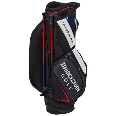 ブリヂストン　メンズ ツアースタンドモデル キャディバッグ CB2602 NW ネイビー/ホワイト　2026年モデル ネイビー/ホワイト 詳細2