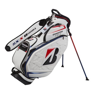 ブリヂストン　メンズ ツアースタンドモデル キャディバッグ CB2602 WH ホワイト　2026年モデル ホワイト