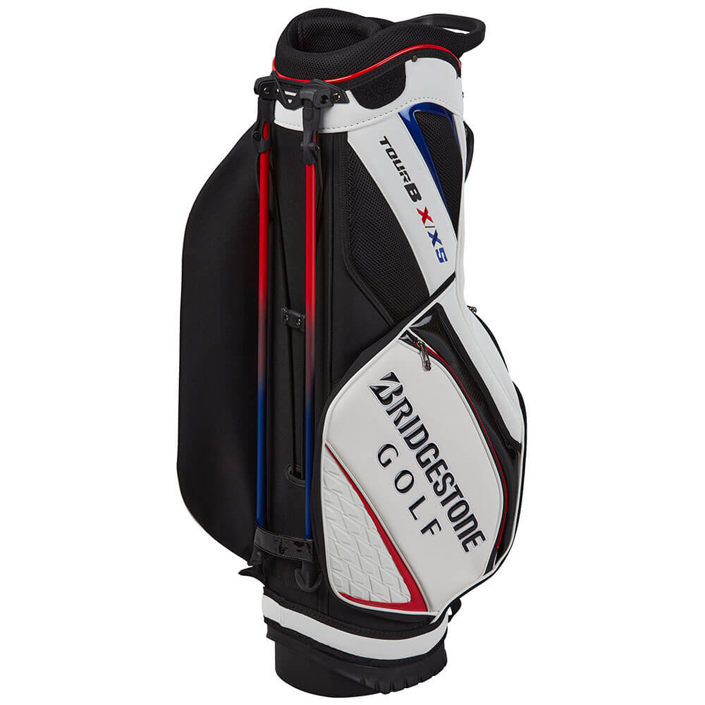 ブリヂストン　メンズ ツアースタンドモデル キャディバッグ CB2602 WH ホワイト　2026年モデル ホワイト 詳細2