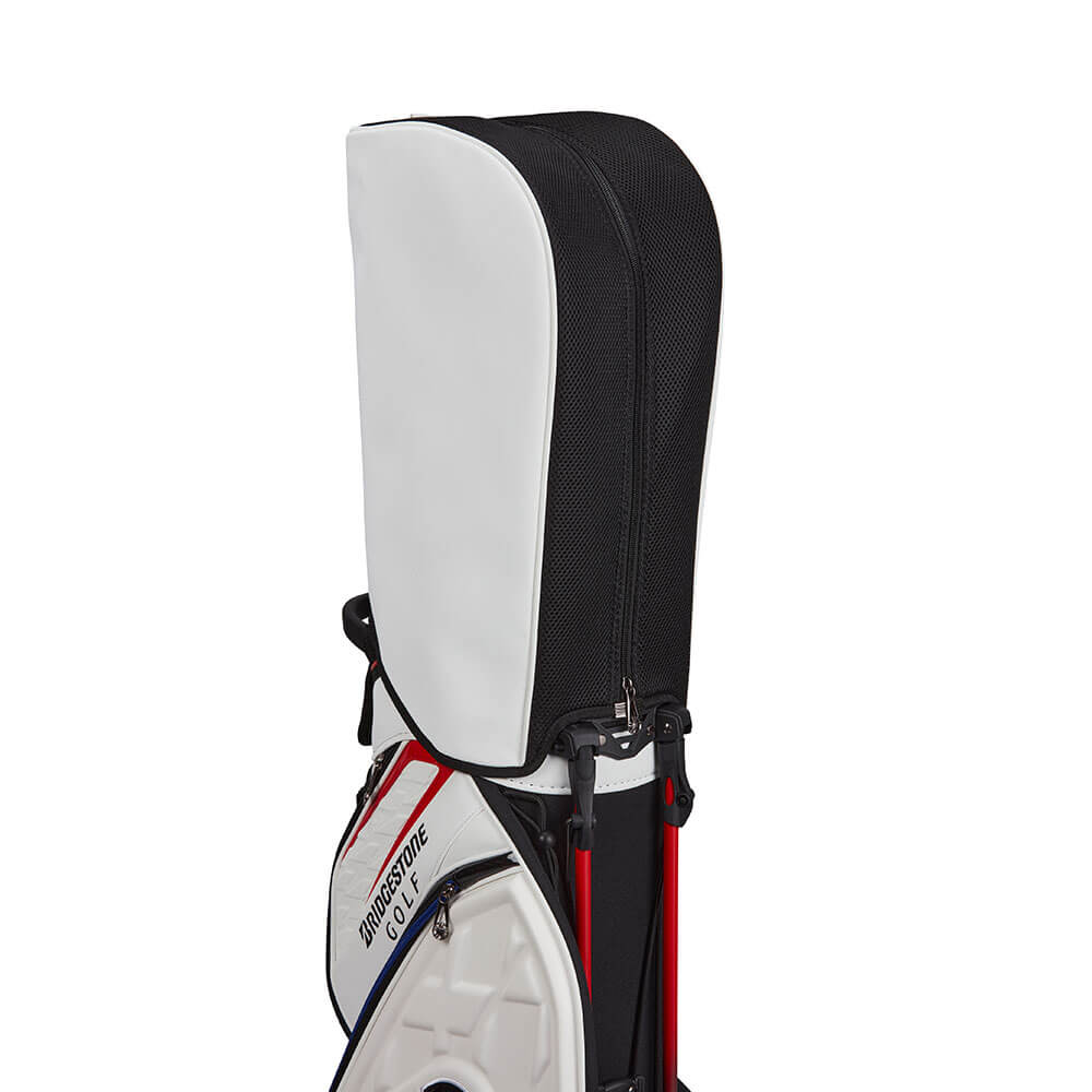 ブリヂストン　メンズ ツアースタンドモデル キャディバッグ CB2602 WH ホワイト　2026年モデル ホワイト 詳細3