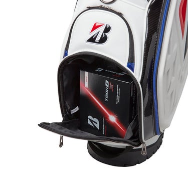 ブリヂストン　メンズ ツアースタンドモデル キャディバッグ CB2602 WH ホワイト　2026年モデル ホワイト 詳細4