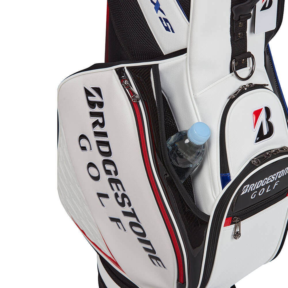 ブリヂストン　メンズ ツアースタンドモデル キャディバッグ CB2602 WH ホワイト　2026年モデル ホワイト 詳細6