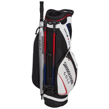 ブリヂストン　メンズ ツアースタンドモデル キャディバッグ CB2602 WH ホワイト　2026年モデル ホワイト 詳細7