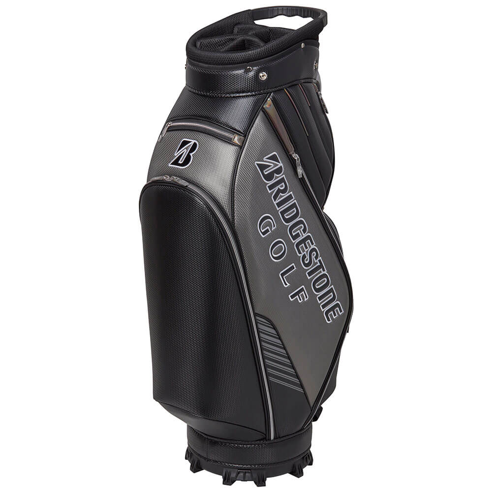ブリヂストン　メンズ スポーツモデル キャディバッグ CB2611 BG ブラック/ガンメタリック　2026年モデル ブラック/ガンメタリック 詳細2