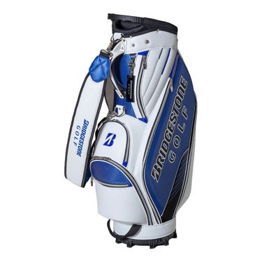 ブリヂストン　メンズ スポーツモデル キャディバッグ CB2611 WB ホワイト/ブルー　2026年モデル ホワイト/ブルー