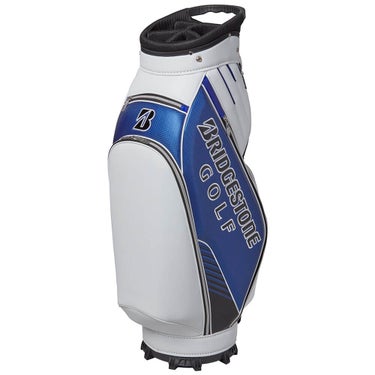 ブリヂストン　メンズ スポーツモデル キャディバッグ CB2611 WB ホワイト/ブルー　2026年モデル ホワイト/ブルー 詳細2