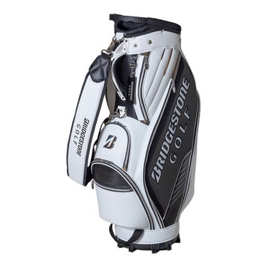 ブリヂストン　メンズ スポーツモデル キャディバッグ CB2611 WK ホワイト/ブラック　2026年モデル ホワイト/ブラック