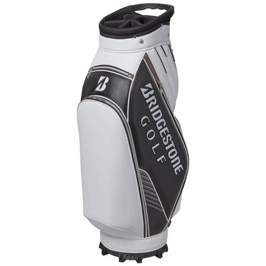 ブリヂストン　メンズ スポーツモデル キャディバッグ CB2611 WK ホワイト/ブラック　2026年モデル ホワイト/ブラック 詳細2