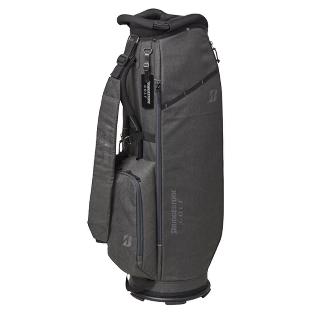 ブリヂストン　ユニセックス 軽量アルミフレームモデル キャディバッグ CB2621 CG チャコールグレー　2026年モデル チャコールグレー