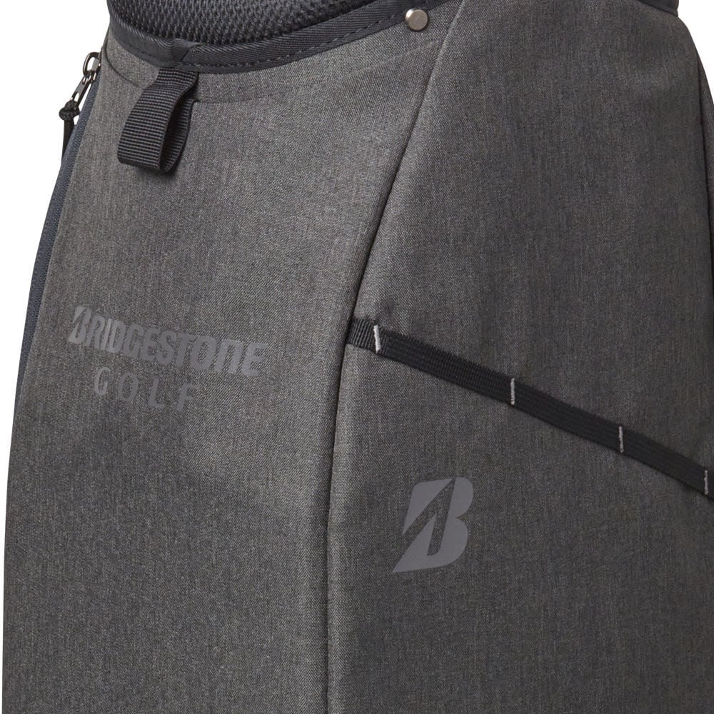 ブリヂストン　ユニセックス 軽量アルミフレームモデル キャディバッグ CB2621 CG チャコールグレー　2026年モデル チャコールグレー 詳細3