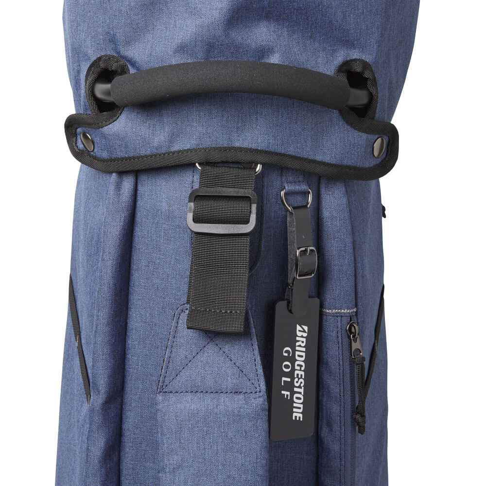 ブリヂストン　ユニセックス 軽量アルミフレームモデル キャディバッグ CB2621 NA ネイビー　2026年モデル ネイビー 詳細4