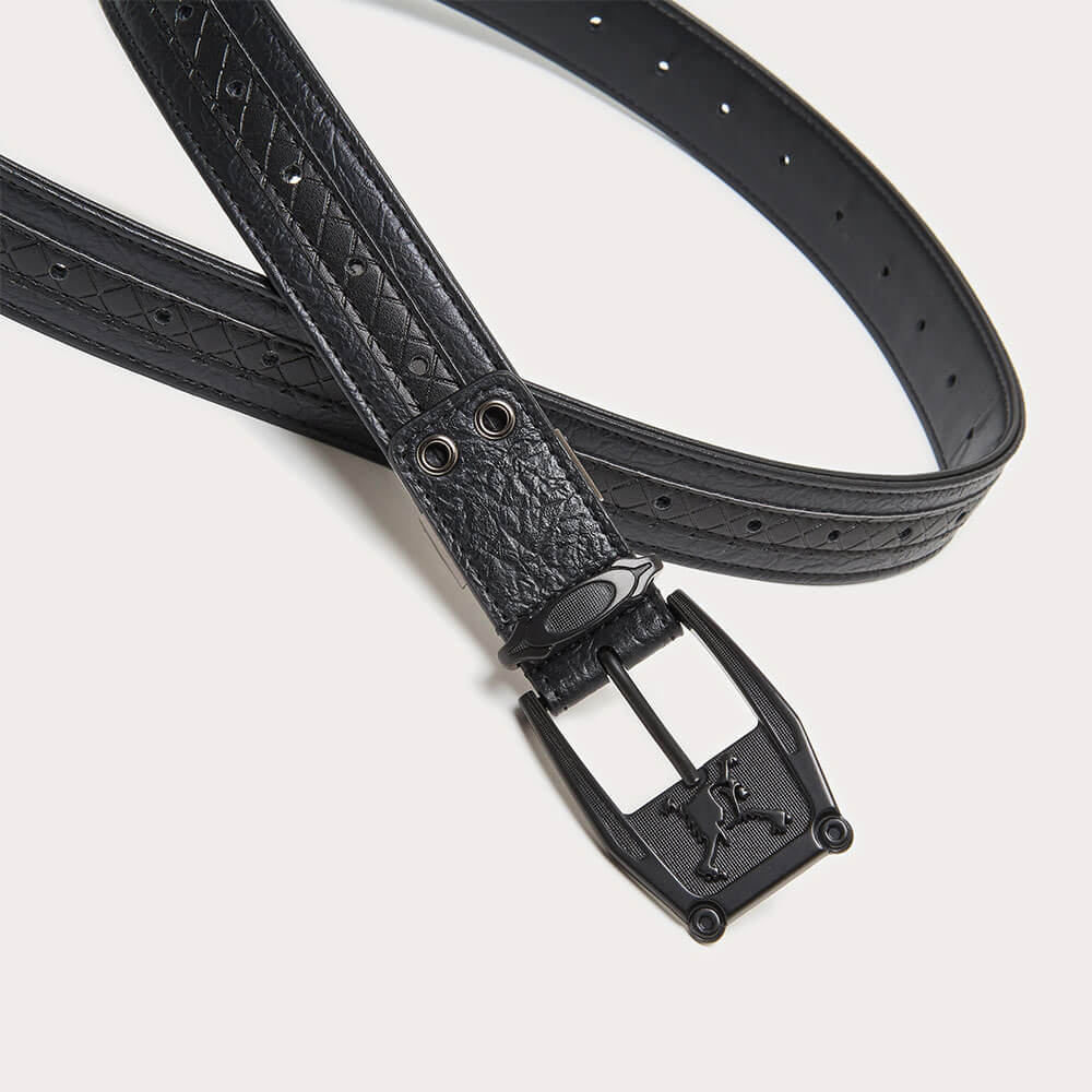 オークリー OAKLEY　メンズ SKULL BELT 16.1 ベルト FOS901604 02E ブラックアウト　2026年モデル ブラックアウト 詳細2