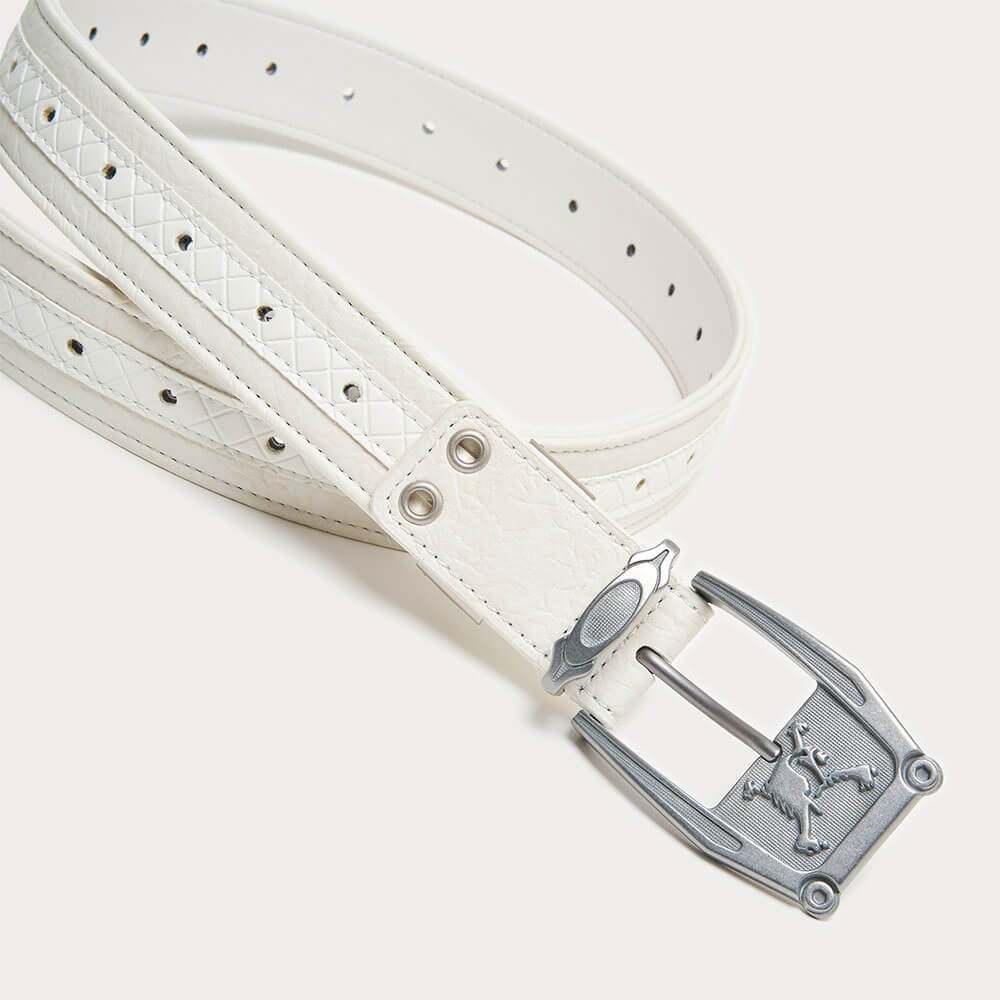 オークリー OAKLEY　メンズ SKULL BELT 16.1 ベルト FOS901604 100 ホワイト　2026年モデル ホワイト 詳細2