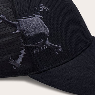 オークリー OAKLEY　メンズ SKULL SIDE LOGO CAP 26.0 ロゴ キャップ FOS902386 021 ピッチブラック　2026年モデル ピッチブラック 詳細3
