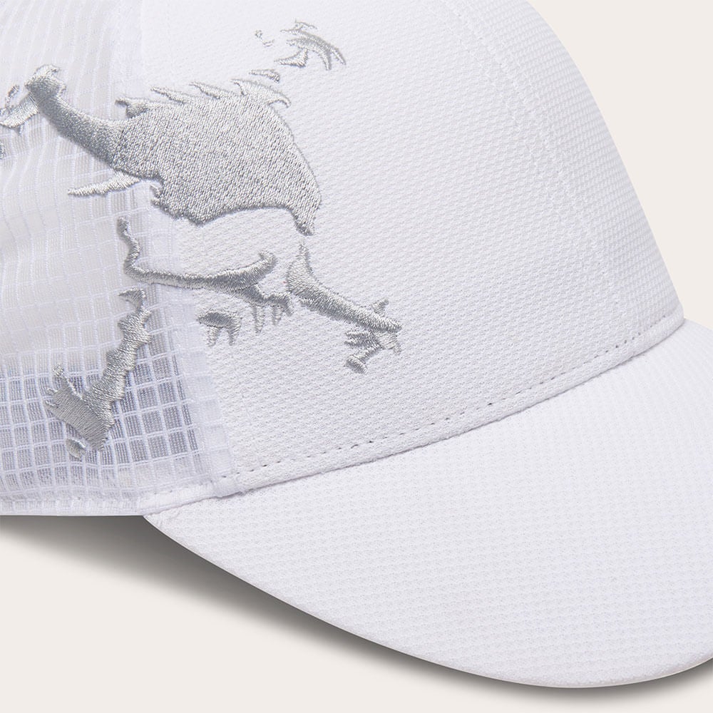 オークリー OAKLEY　メンズ SKULL SIDE LOGO CAP 26.0 ロゴ キャップ FOS902386 100 ホワイト　2026年モデル ホワイト 詳細3