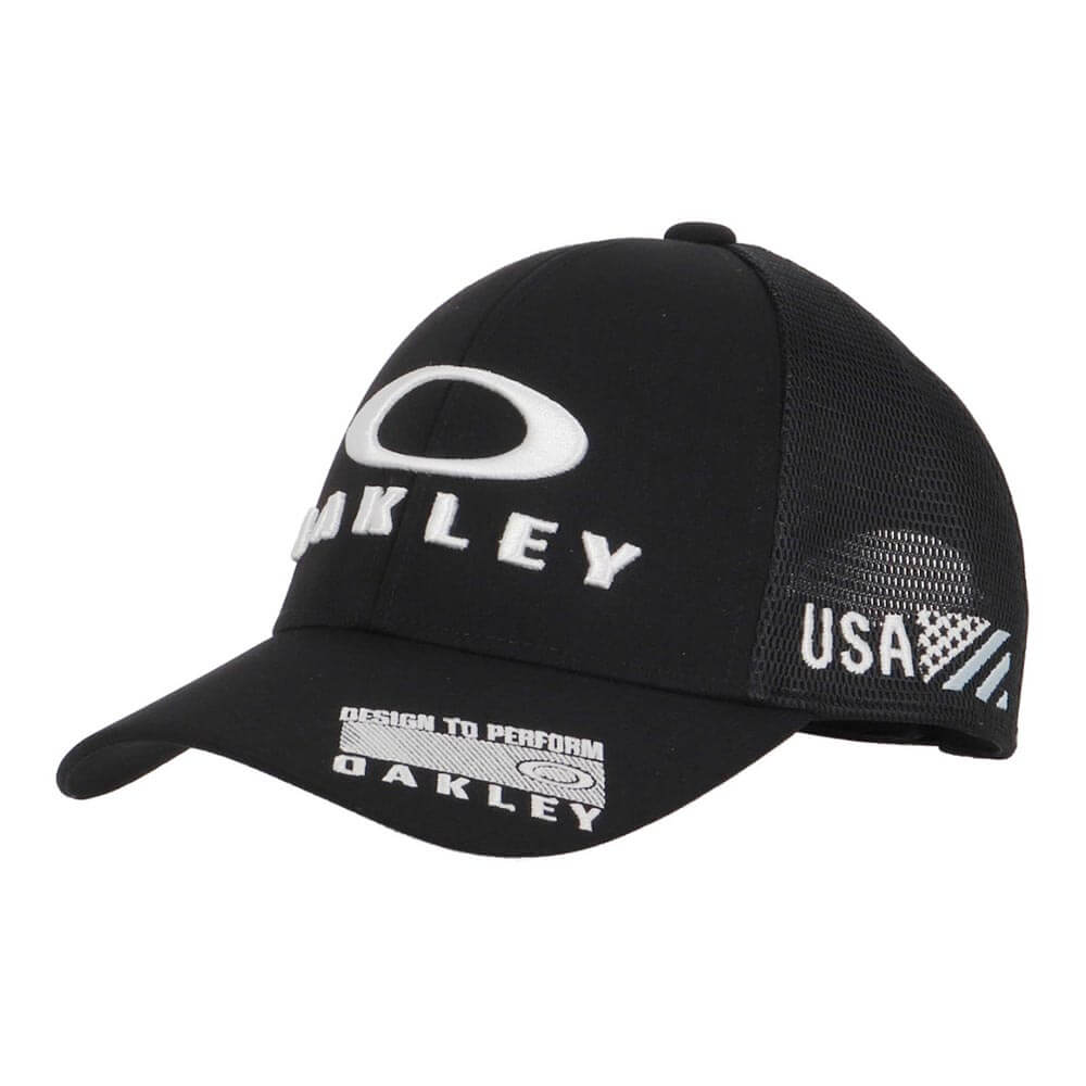 オークリー OAKLEY　メンズ OAKLEY FIXED MESH CAP 26.0 メッシュ キャップ FOS902395 021 ピッチブラック　2026年モデル ピッチブラック