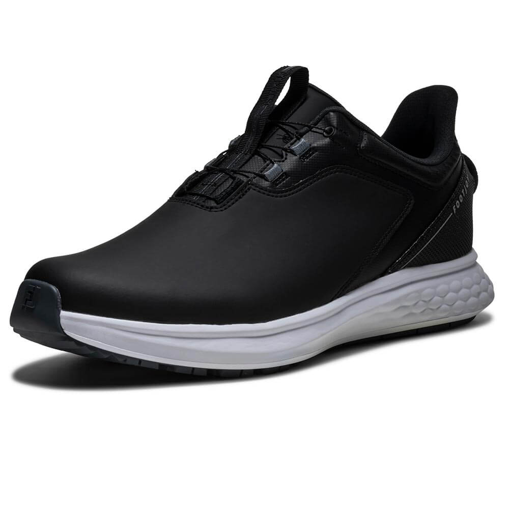 フットジョイ　パルス Boa メンズ スパイクレス ゴルフシューズ 54712 ブラック ブラック 画像2(ALT)