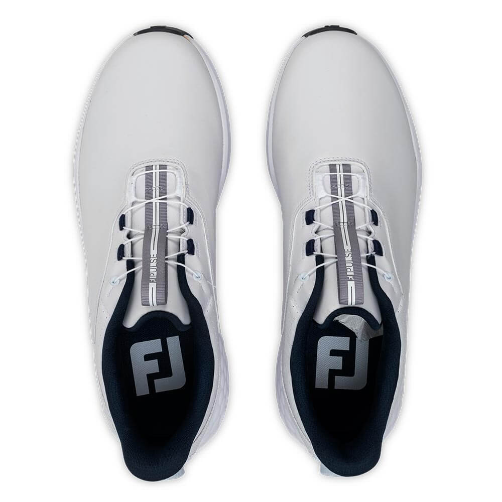 フットジョイ　パルス Boa メンズ スパイクレス ゴルフシューズ 54714 ホワイト ホワイト 画像2(ALT)