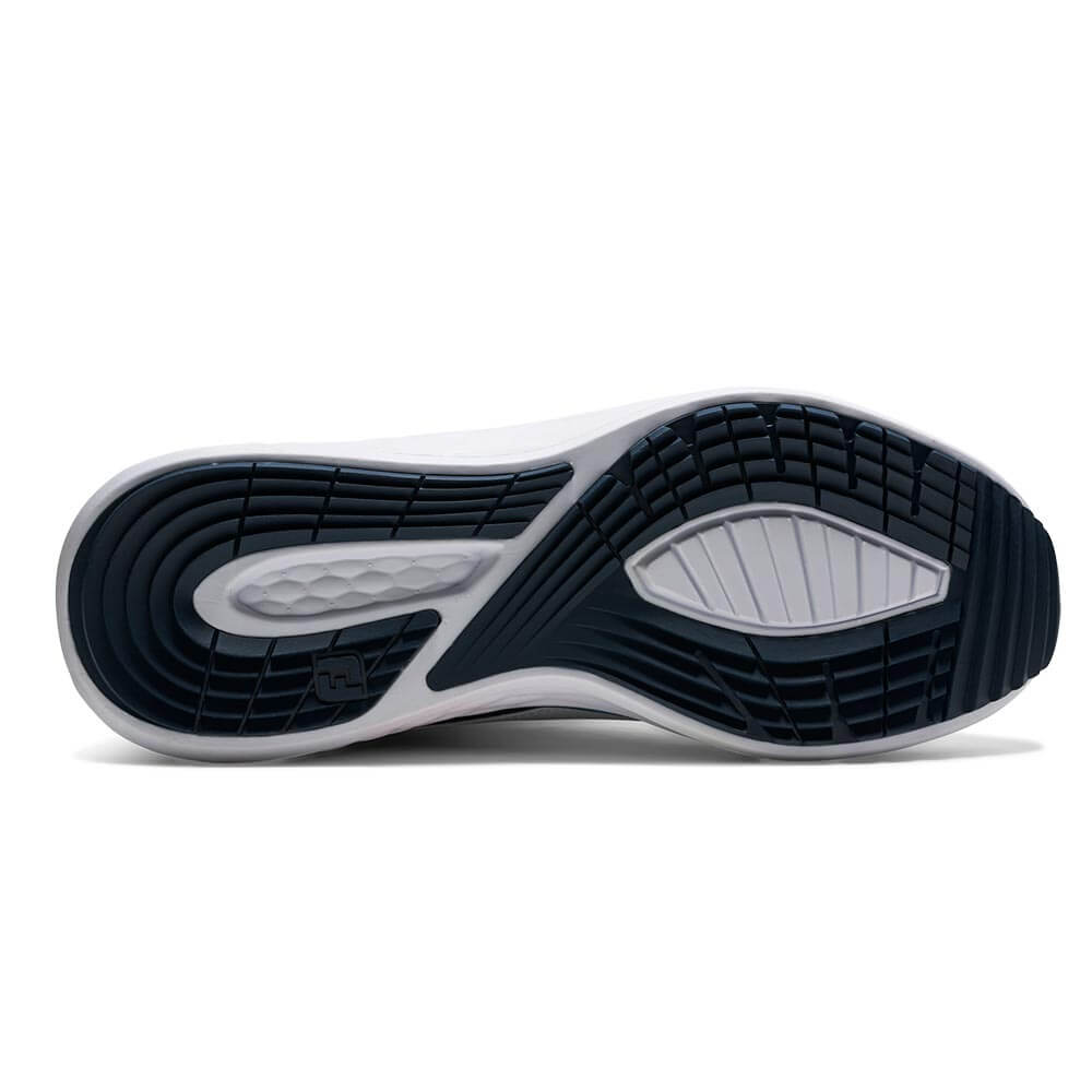 フットジョイ　パルス Boa メンズ スパイクレス ゴルフシューズ 54718 ホワイト/ネイビー ホワイト/ネイビー 画像2(ALT)