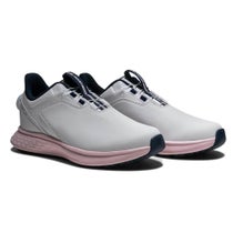 フットジョイ　パルス Boa レディース スパイクレス ゴルフシューズ 93851 ホワイト/ピンク