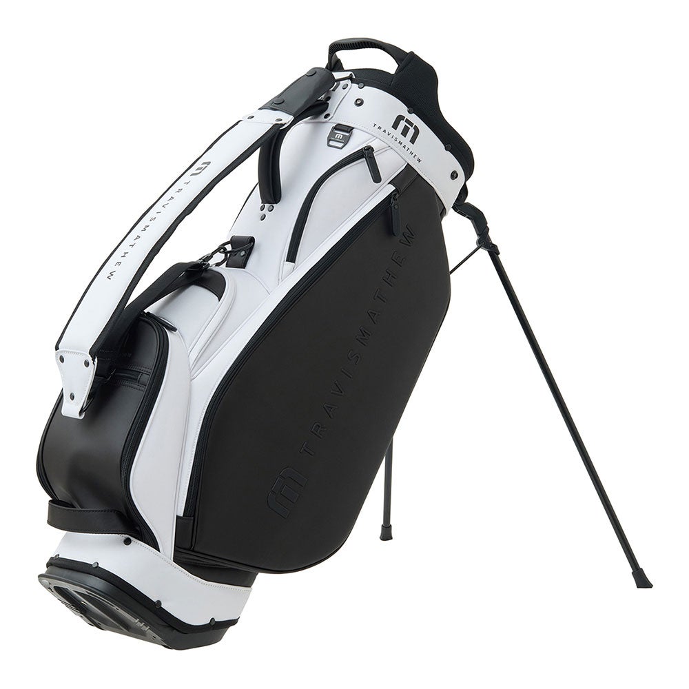 k*u様 Travis Mathew トラヴィスマシュー スタンドキャディバッグ TRAVISMATHEW トラヴィスマシュー キャディバッグ PU MOTIF カート