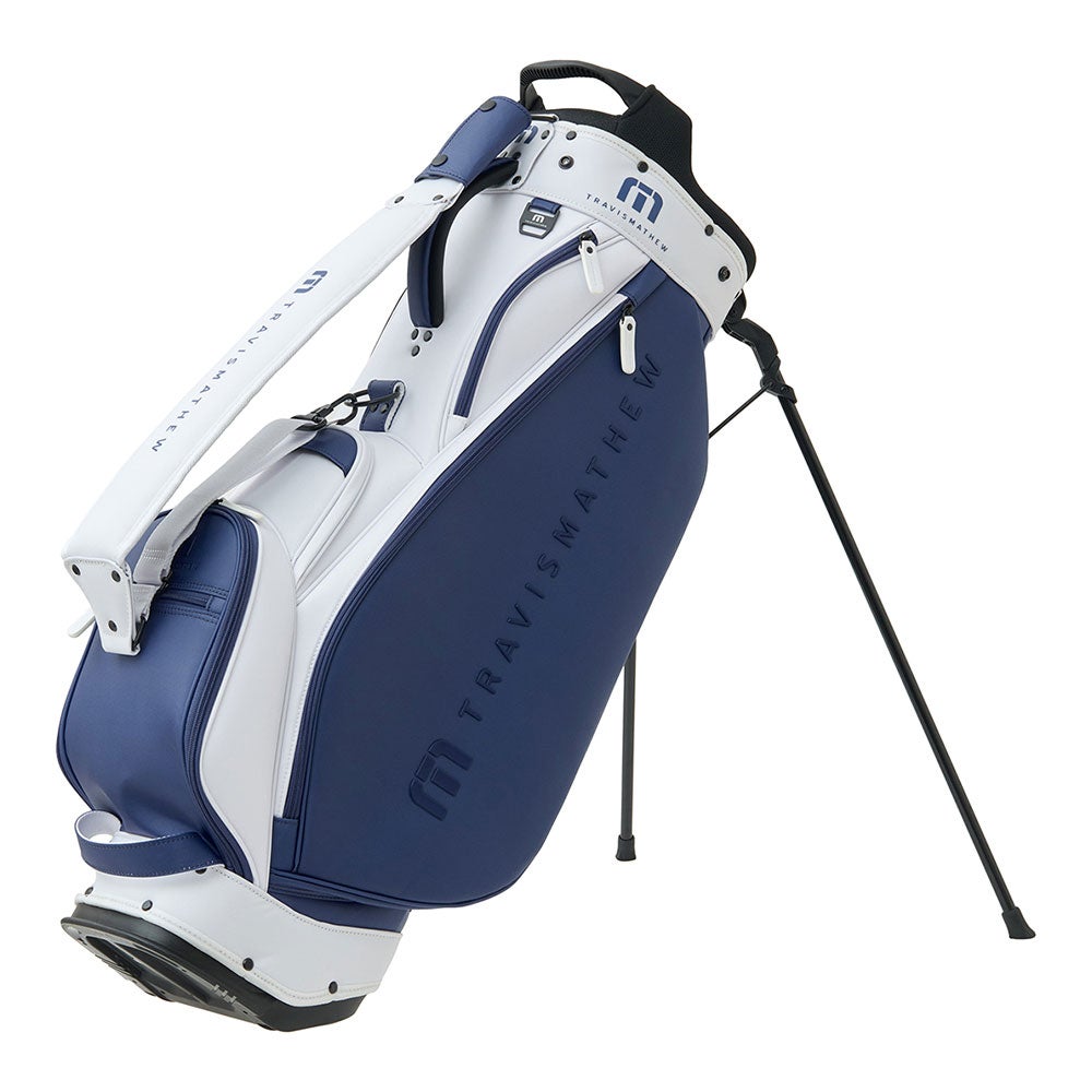 k*u様 Travis Mathew トラヴィスマシュー スタンドキャディバッグ TRAVISMATHEW トラヴィスマシュー キャディバッグ PU MOTIF カート