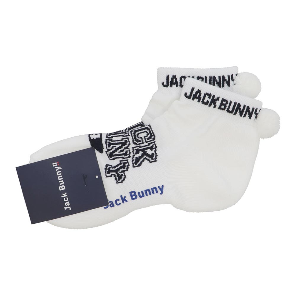 ジャックバニー Jack Bunny!! レディース アンクル丈 ソックス 262-6186102 030 ホワイト 2026年モデル