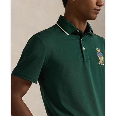 RLX GOLF Polo　メンズ ベア 半袖 ポロシャツ　2026年モデル グリーン 詳細4