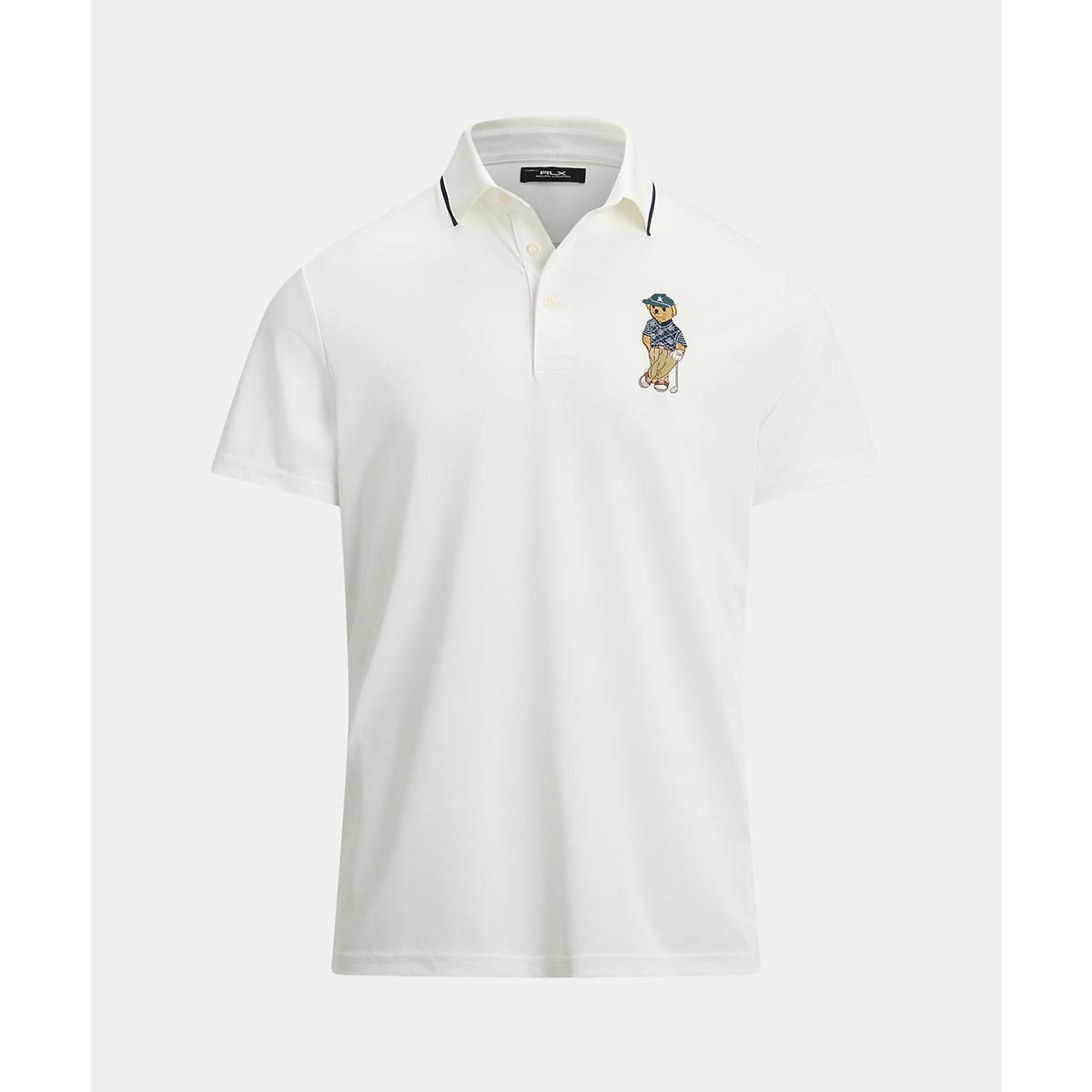 RLX GOLF Polo　メンズ ベア 半袖 ポロシャツ　2026年モデル ホワイト 画像2(ALT)