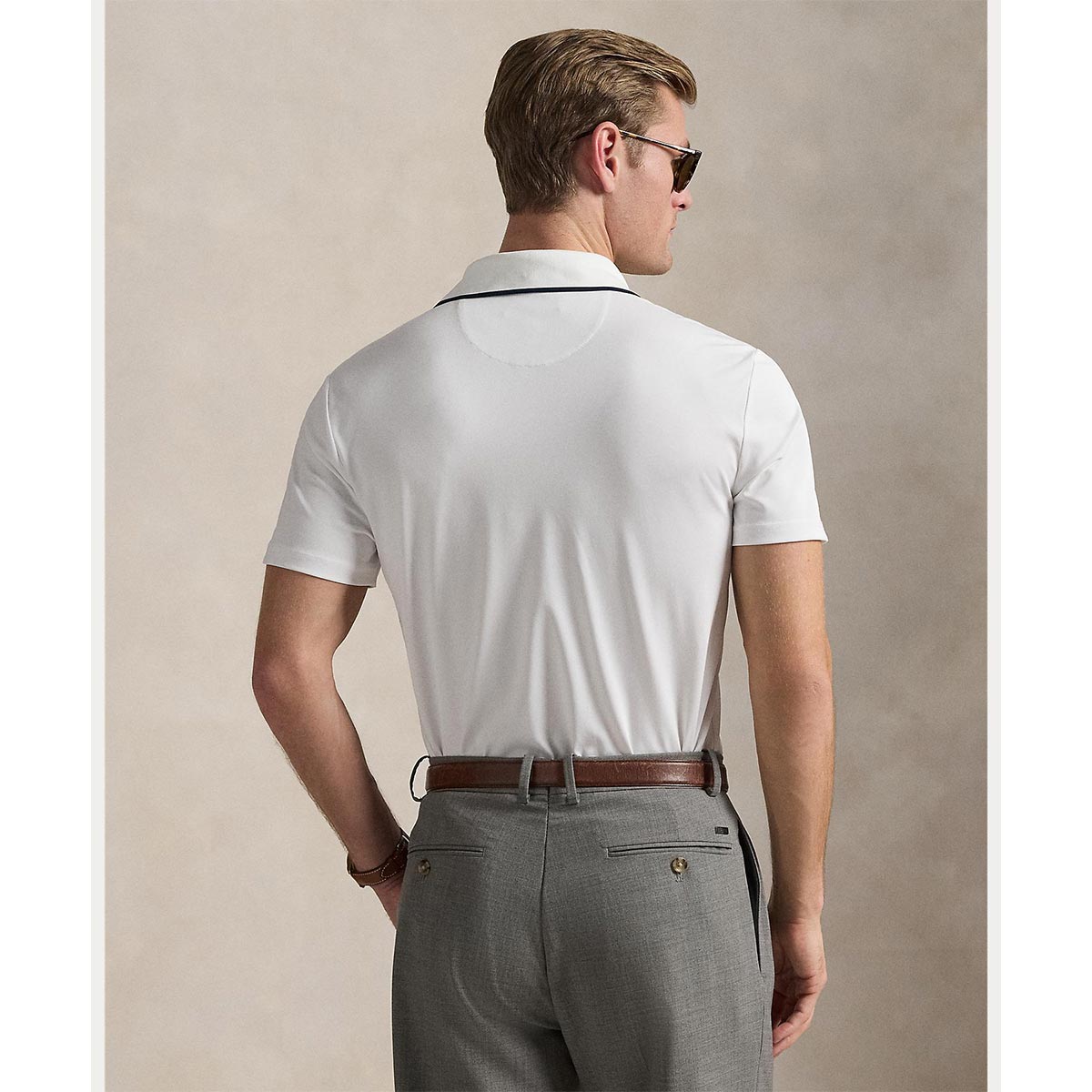 RLX GOLF Polo　メンズ ベア 半袖 ポロシャツ　2026年モデル ホワイト 画像2(ALT)