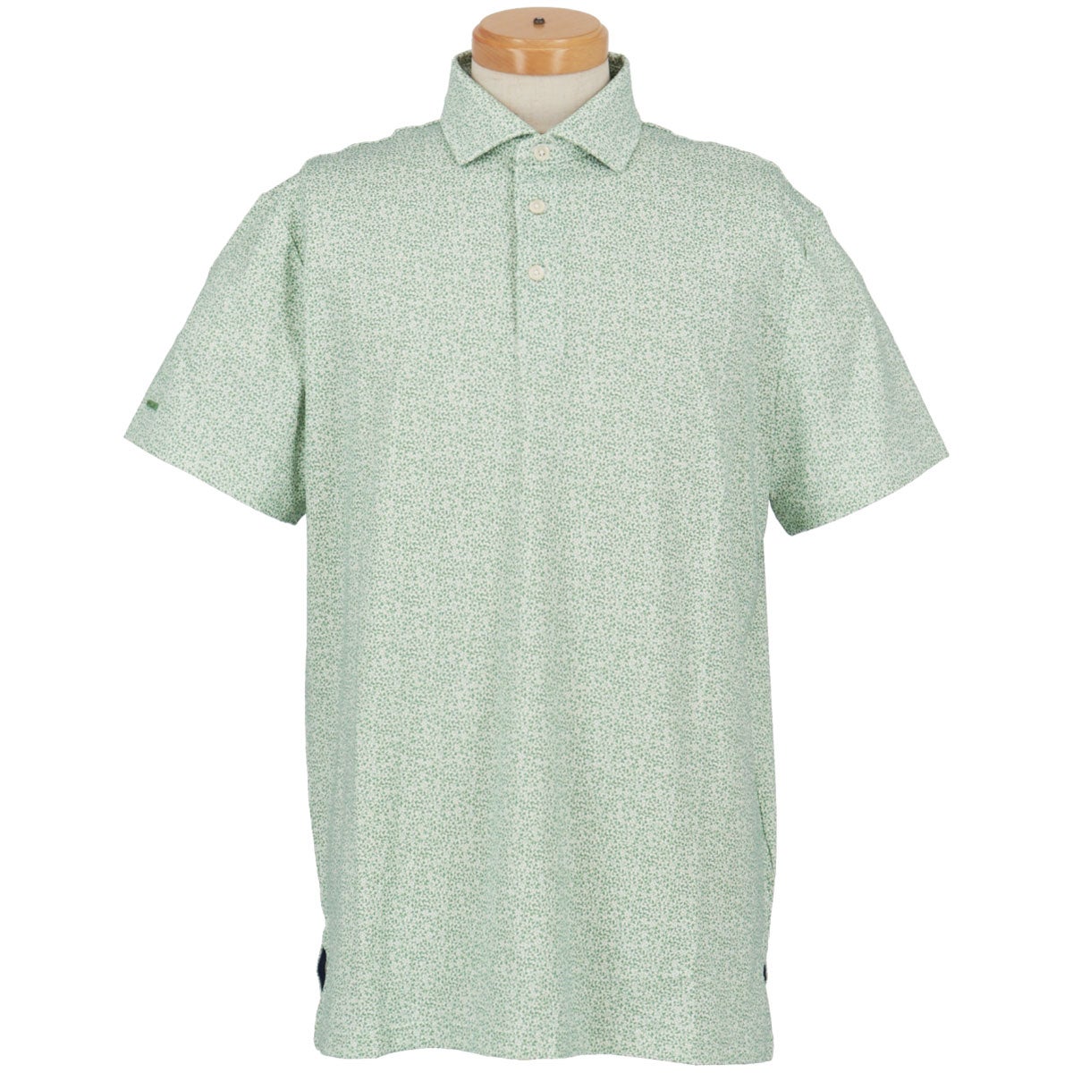 RLX GOLF Polo　メンズ 総柄 半袖 ポロシャツ　2026年モデル グリーン