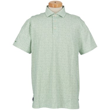 RLX GOLF Polo　メンズ 総柄 半袖 ポロシャツ　2026年モデル グリーン