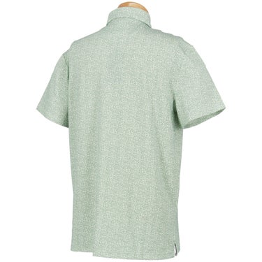 RLX GOLF Polo　メンズ 総柄 半袖 ポロシャツ　2026年モデル グリーン 詳細1