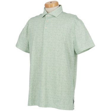 RLX GOLF Polo　メンズ 総柄 半袖 ポロシャツ　2026年モデル グリーン 詳細2