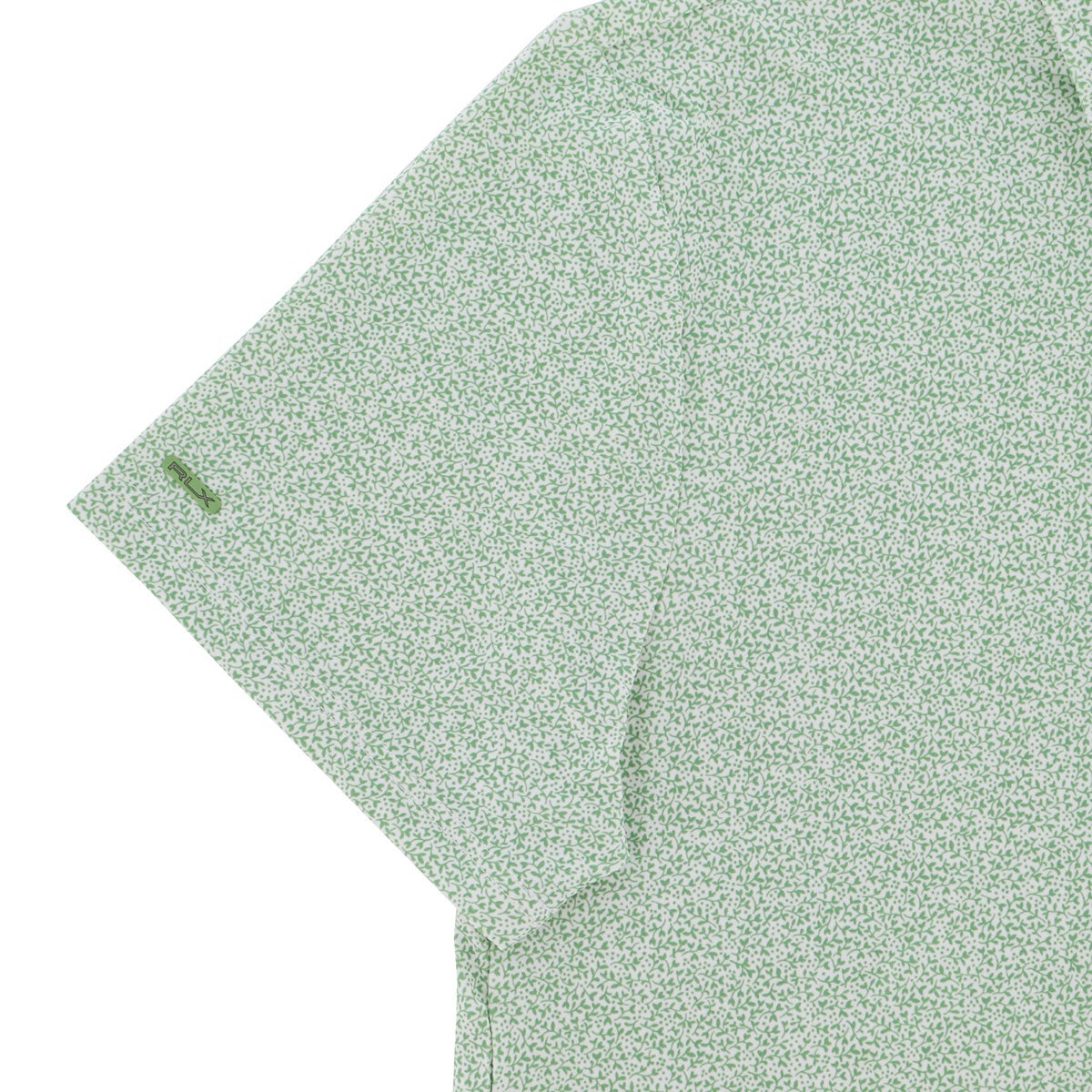 RLX GOLF Polo　メンズ 総柄 半袖 ポロシャツ　2026年モデル グリーン 詳細4