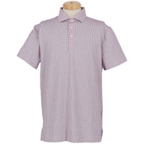 RLX GOLF　テーラード フィット パフォーマンス 総柄 半袖 ポロシャツ ピンク　2026年モデル