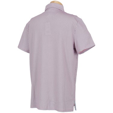 RLX GOLF Polo　メンズ 総柄 半袖 ポロシャツ　2026年モデル ピンク 詳細1