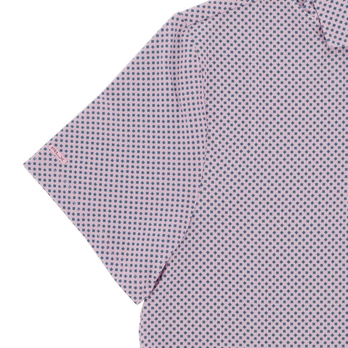 RLX GOLF Polo　メンズ 総柄 半袖 ポロシャツ　2026年モデル ピンク 詳細4