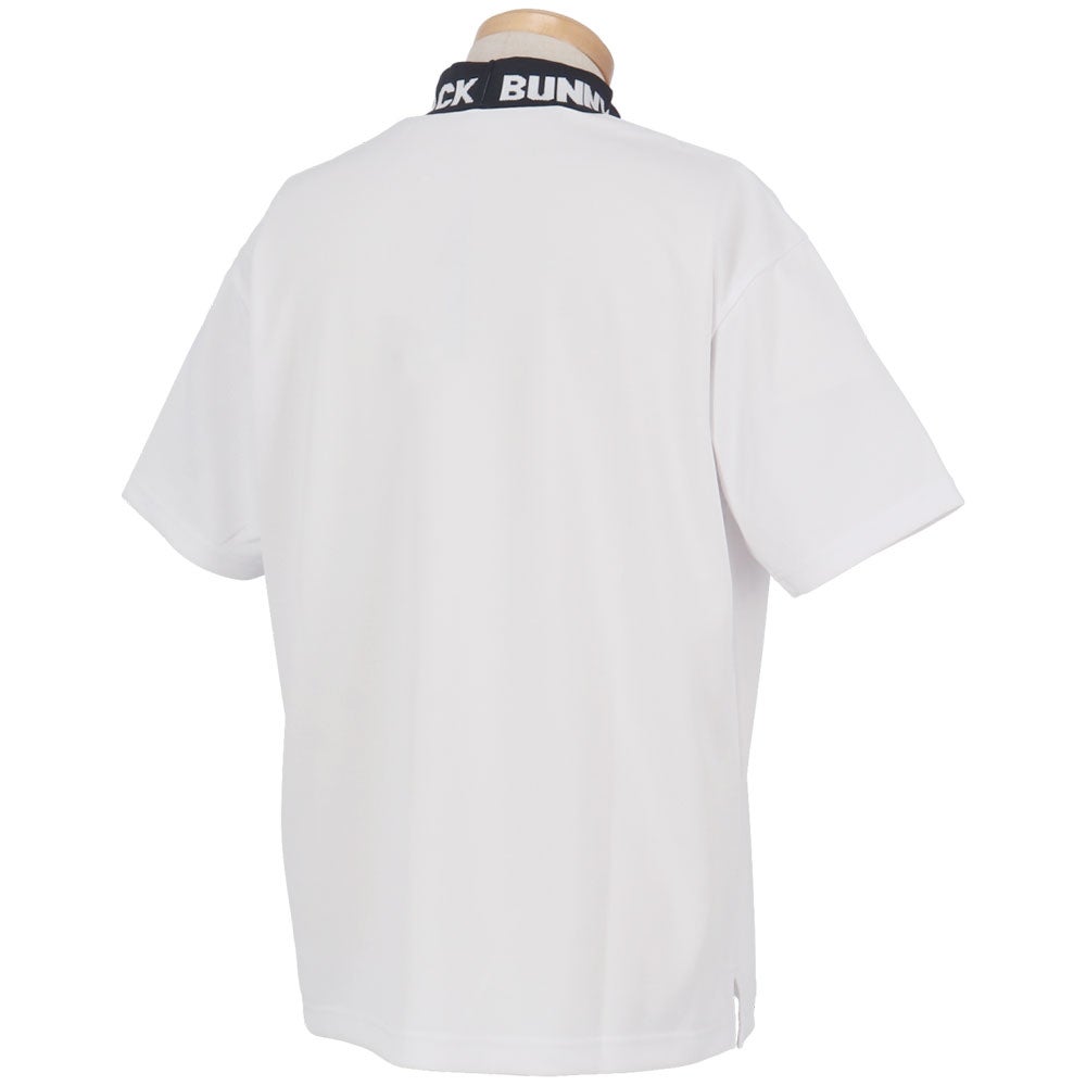 ジャックバニー Jack Bunny!!　メンズ ロゴジャガード 半袖 モックネックシャツ 262-6167229　2026年モデル 詳細2