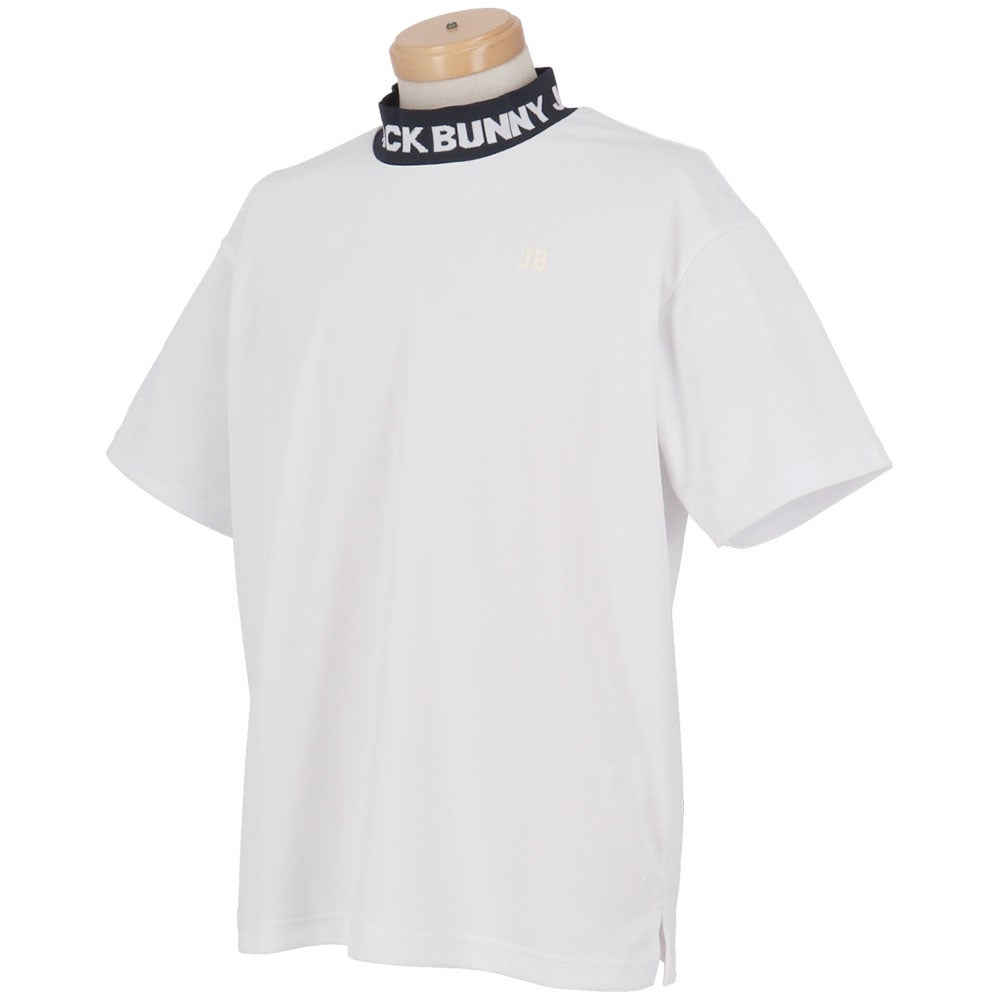 ジャックバニー Jack Bunny!!　メンズ ロゴジャガード 半袖 モックネックシャツ 262-6167229　2026年モデル 詳細3
