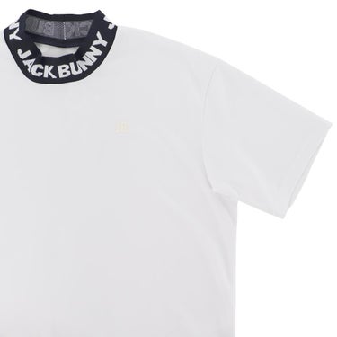 ジャックバニー Jack Bunny!!　メンズ ロゴジャガード 半袖 モックネックシャツ 262-6167229　2026年モデル 詳細4
