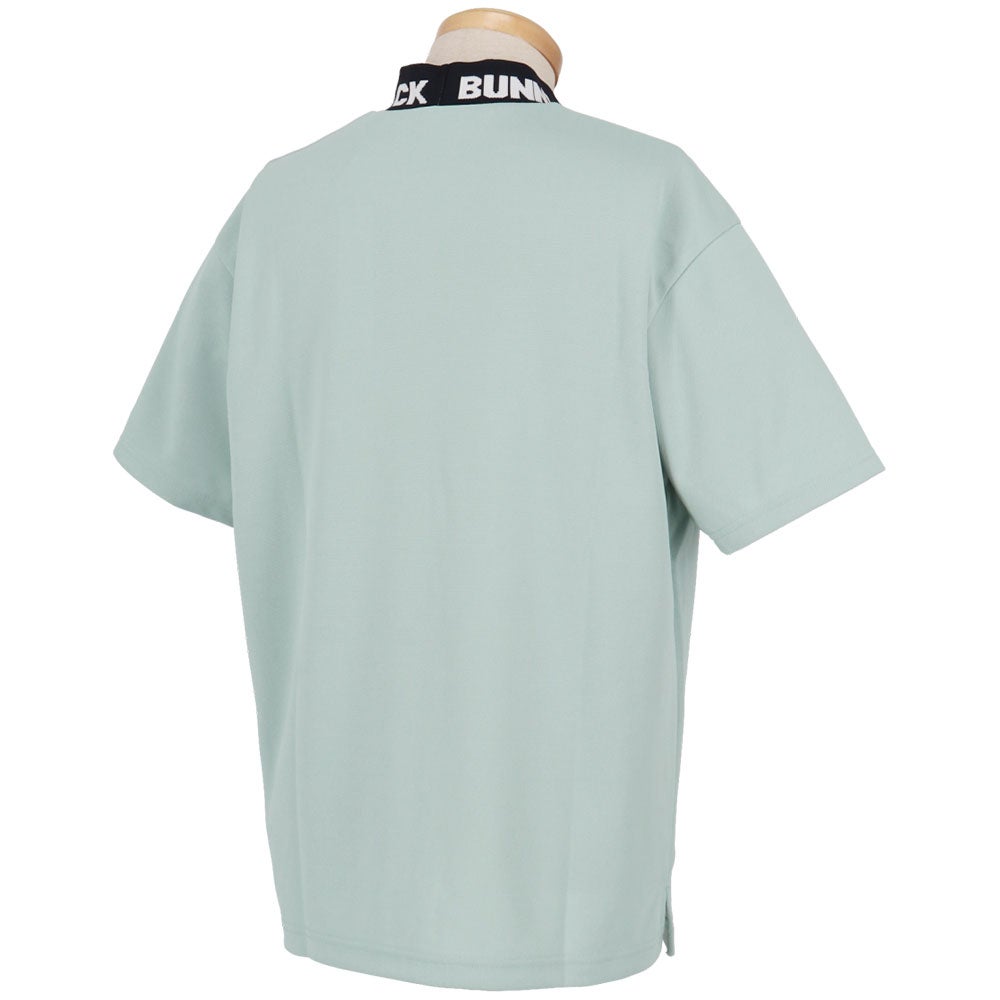 ジャックバニー Jack Bunny!!　メンズ ロゴジャガード 半袖 モックネックシャツ 262-6167229　2026年モデル 詳細7