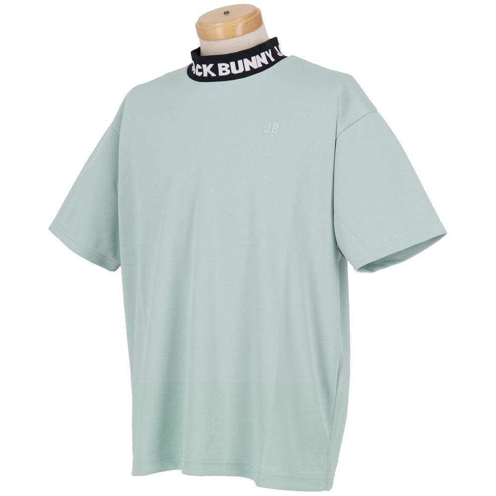 ジャックバニー Jack Bunny!!　メンズ ロゴジャガード 半袖 モックネックシャツ 262-6167229　2026年モデル 詳細8