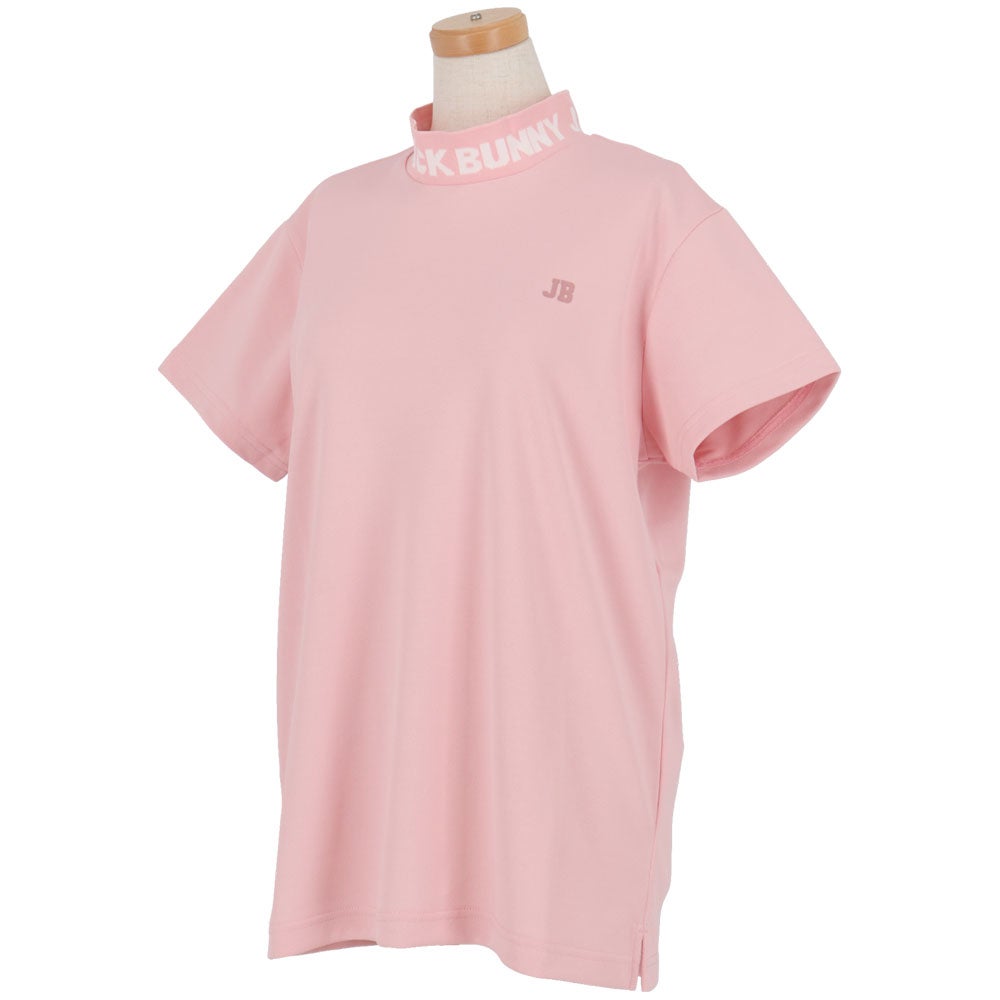 ジャックバニー Jack Bunny!!　レディース ロゴジャガード 半袖 モックネックシャツ 263-6167230　2026年モデル 詳細8