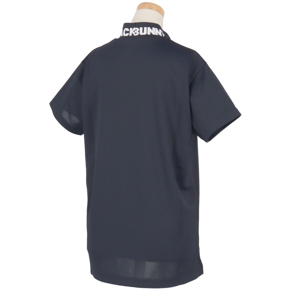 ジャックバニー Jack Bunny!!　レディース ロゴジャガード 半袖 モックネックシャツ 263-6167230　2026年モデル 詳細10